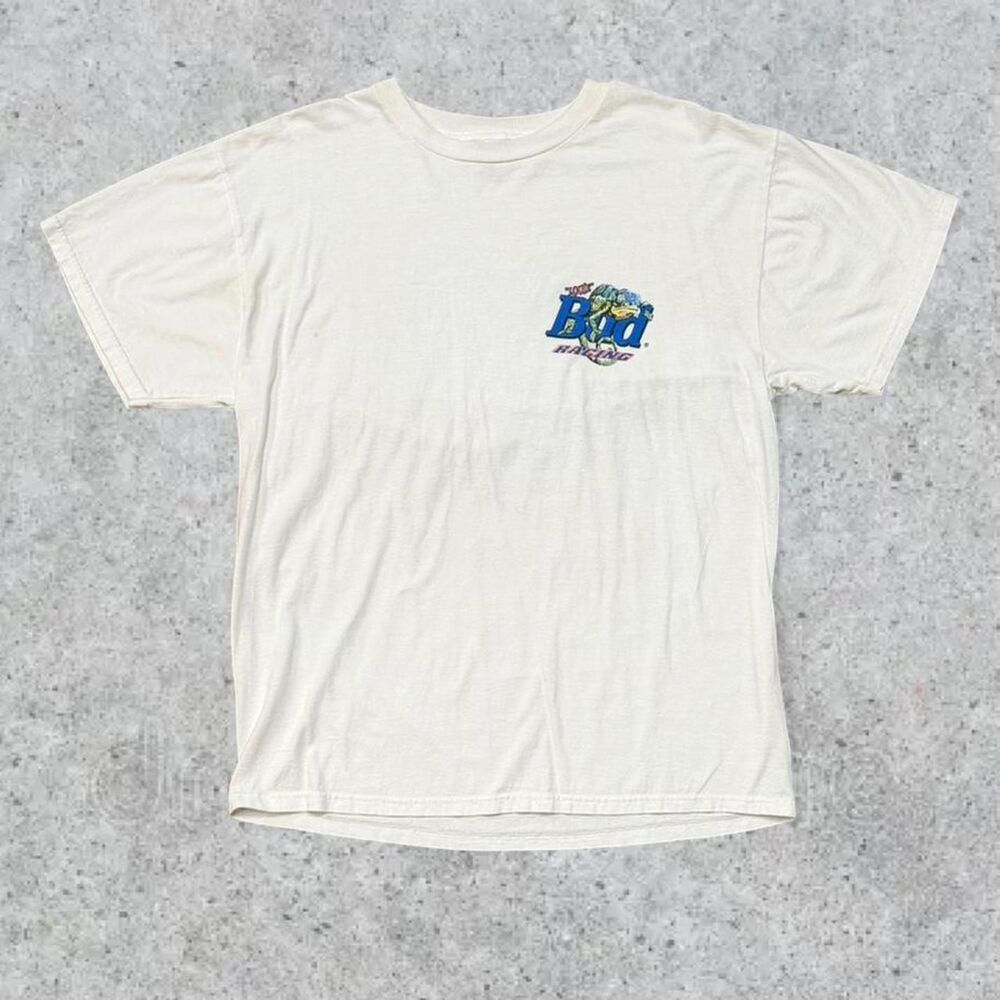 Vintage 90’s Budweiser Bud Racing NASCAR Style T Shirt